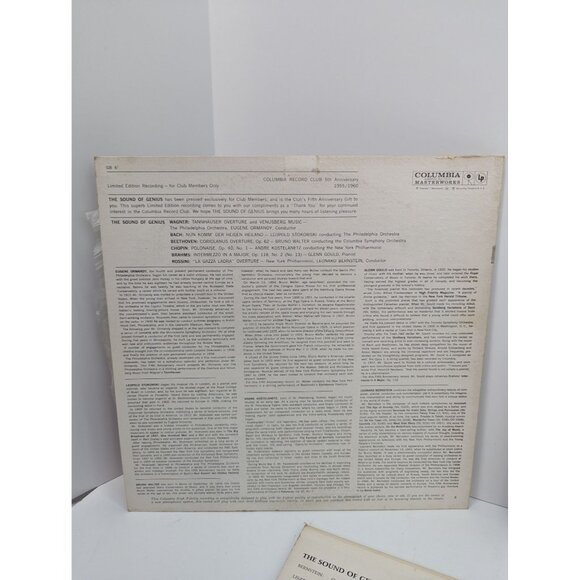 The Sound Of Genius Volume 1,2,3 Columbia Record Club Columbia Masterworks - Picture 8 of 10